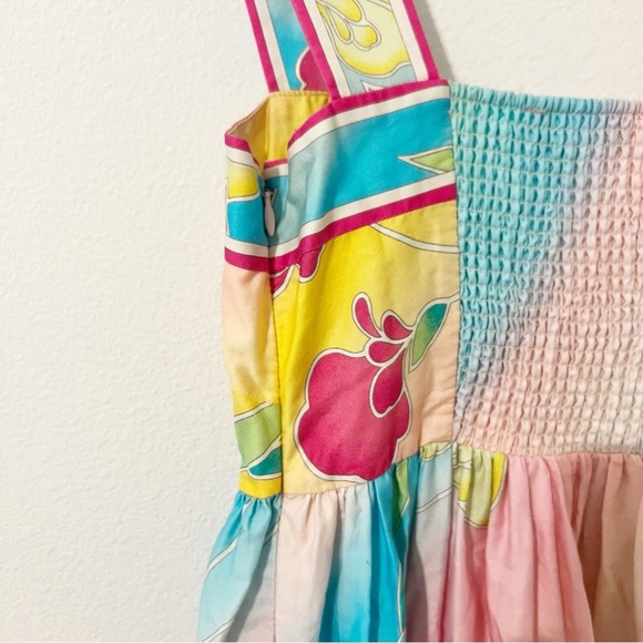 Hunter Bell Rita Dress Multi Flower Maxi Multicolor Size XS - Picture 7 of 10